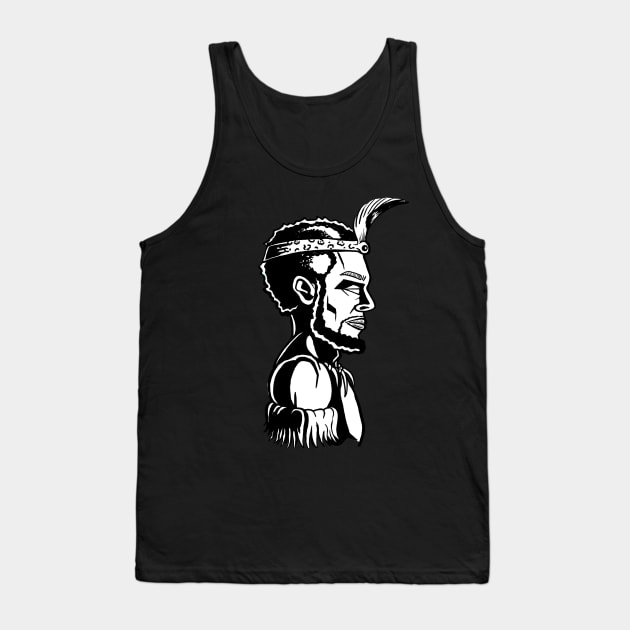 African Zulu Warrior Tank Top by AfrAsian-Mafia